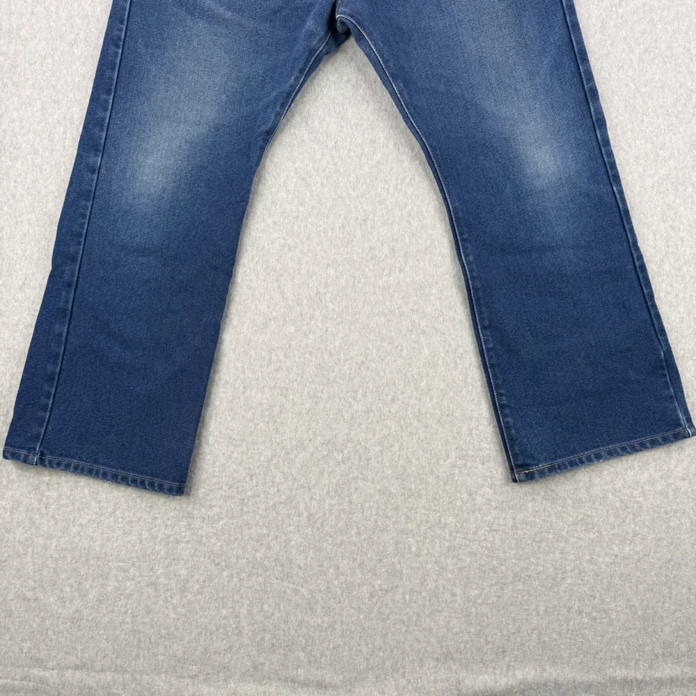Levis Jeans Mens 38x29 (Fits 38x27) Dark Wash 517 Bootcut Western‎ Cowboy Denim